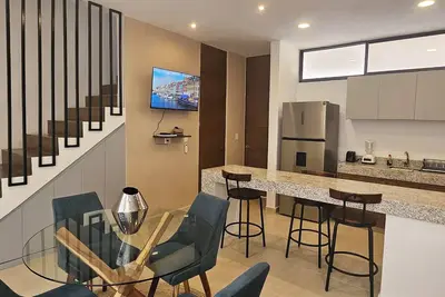 Image de 2-bedroom townhome in adorable Mérida with Ac and comfort