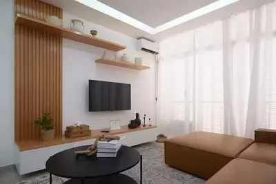 Image de Charming 3-bedroom apartment with Ac in Praia