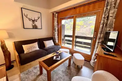 Image de Duplex ski aux pieds 4 pers avec parking à Méribel