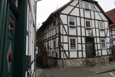 Image de Historic half-timbered house in the center of Bad Gandersheim, near Harz and Solling