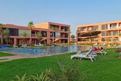 Image de New Domaine Noria - Appartement moderne, cosy & 4 piscines 6 min du centre ville