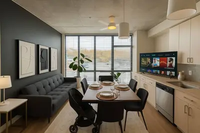 Elegant 2br High-Rise Stay | Downtown Birmingham