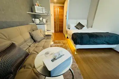 Image de New! LuxurySweet Hakata Ekiminami 62 ・Max 3-4 people, 5 min. drive from Hakata Station, newly built, pets allowed on condition