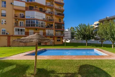 Image de Appartement 'Playamar - Torremolinos' avec vue mer, Wi-Fi et climatisation
