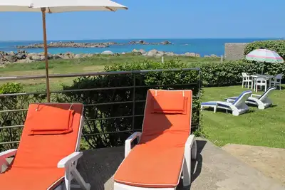 Image de Maison face à la mer accès plage