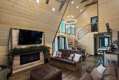 Image de Cozy 2-bedroom secluded A-Frame cabin in charming Murray