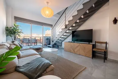 Image de Modern Penthouse • 200m from Playa del Cura - Rooftop & Pool