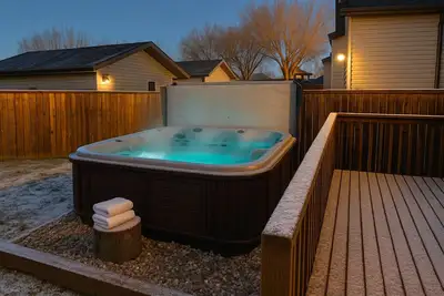 Image de Social Retreat 15min to Wem | Hot Tub, Games Room & King Ensuite - Sleeps 10