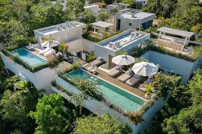 Image de Two Adjoining Tulum Villas for Luxury Rentals