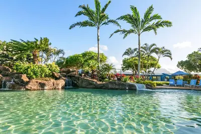 Image de Poipu Beach• Ac• Walk Out• 3-Min to Beach • Pool • Surf School• Snorkel• Turtle