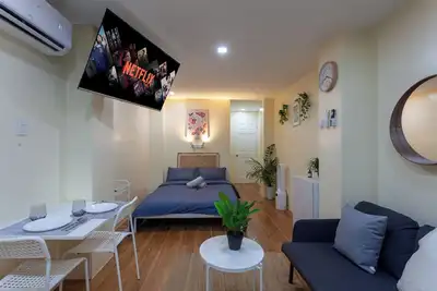 Image de Cozy 1-bedroom studio in tranquil Quezon City with Ac