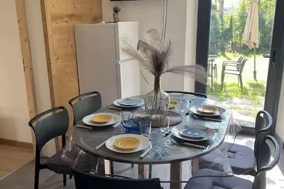 Image de Au cœur de la ville de Briançon, appartement pour 6 personnes avec jardin