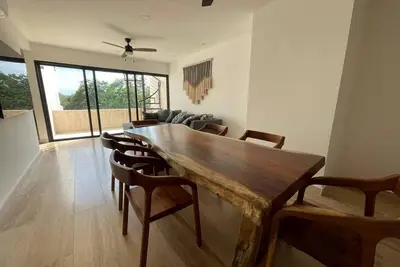 Image de Amazing Penthouse in Tulum, Mayan Paradise\n1 mile, 1. 6 kms from the beach