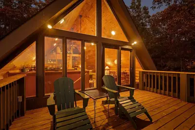 Image de Secluded A-Frame Cabin w/ Sunset Mountain Views