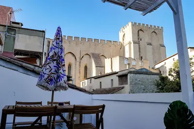 Image de La Majorelle du Palais des Papes (Duplex Terrasse vue Palais des papes + clim)