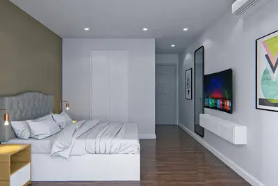 Image de Cozy 2-bedroom & 2 Bathroom apartment with gym/swimming pool, fairly central