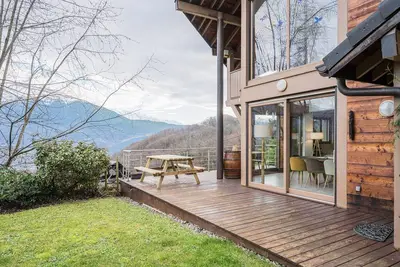 Image de Chalet « Cœur de Savoie » - 10 personnes - vue Mont Blanc