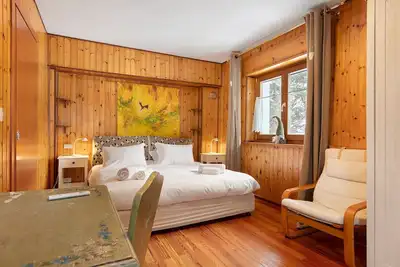 Image de Maison de vacances 'La Maisonnette' avec vue montagne, jardin privé et Wi-Fi