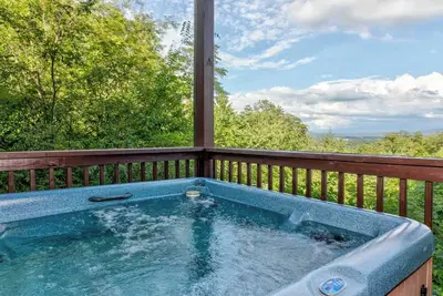 Image de Rustic Log Cabin, Sleep 10・Hot Tub・Panoramic Views