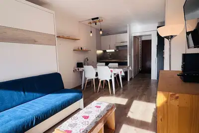 Image de Studio confortable aux Deux Alpes - Grand balcon ensoleillé