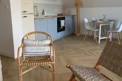 Image de Appartement cosy et lumineux, esprit bord de mer, proche de l'océan.