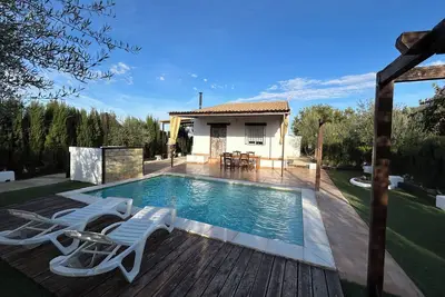 Image de Alba cottages (Casa rural Atardecer) with private pool.