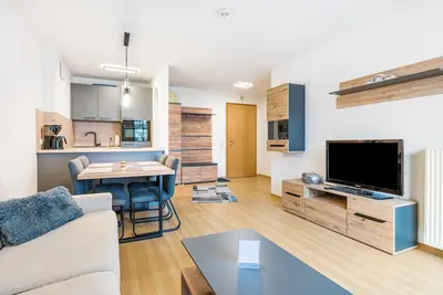 Image de Appartement avec vue sur les Alpes, piscine et sauna