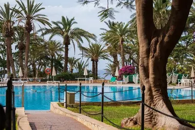 Image de Appartement  résidence  Marazul Del Sur, Adeje, Teneriffe, balcon vue sur mer