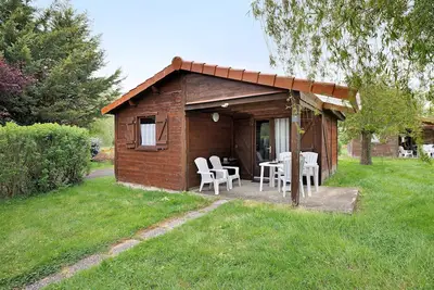Image de Chalet « confort 17 » avec terrasse, piscine partagée