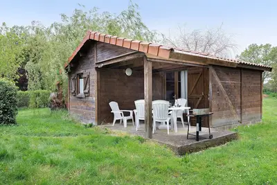 Image de Chalet « confort 16 » avec terrasse, piscine partagée