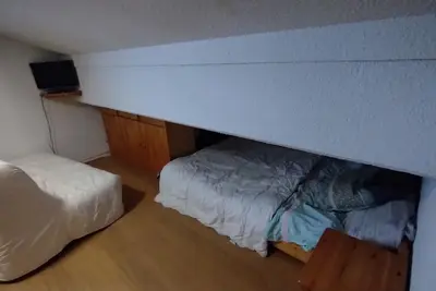 Image de Maison de vacances « Studio 4 personnes au pied des pistes » avec vue montagne