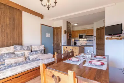 Image de Appartement pour 6 avec vue montagne et Wifi à Aussois