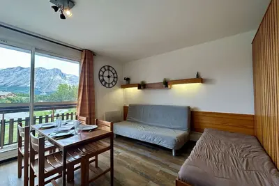 Image de Studio 4 pers. proche pistes, commerces, WiFi