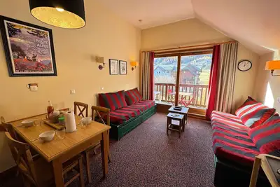 Image de Appartement cosy près des pistes avec parking couvert