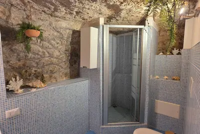 Image de Typical medieval Bosan house carved into the rock of Serravae hill.