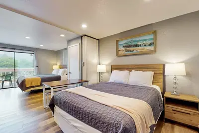 Image de Classy Dog Friendly Studio with Free WiFi and Cable Walk to the Beach