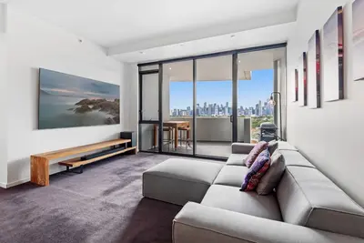 Image de Appartement 2 chambres à 500 m de la plage avec piscine, salle de sport et sauna