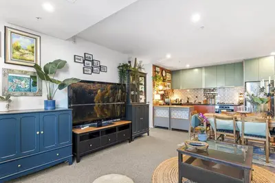 Image de Appartement chic de 2 chambres avec balcon à Southbank