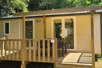 Image de Mobil home cozy de 29m² - Terrasse - Cuisine équipée