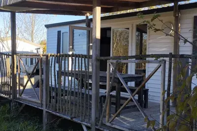 Image de Mobil-home confortable avec terrasse pour 5 personnes