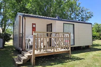 Image de Mobil-home avec terrasse à Tréguennec