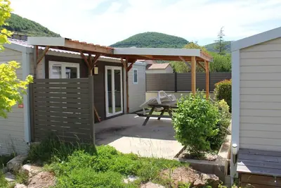 Image de Mobil-home confortable avec terrasse pour 5 personnes