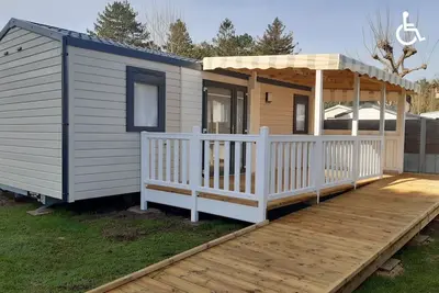 Image de Mobil-home Pmr avec terrasse à Saint-Hilaire-de-Riez