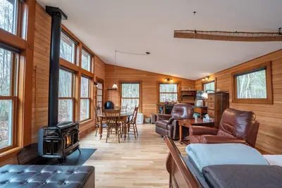 Image de Un petit bijou en forêt à Orford! Calme et comfort assuré!