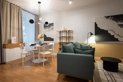 42 m2 central bright apartment with a terrace