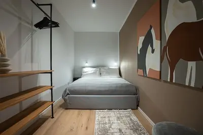 Image de 2-room apartment with a terrace and queen-size bed