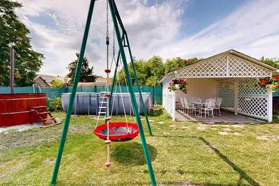 Image de Appartement de vacances avec sauna, piscine, jacuzzi et tonneau bain nordique