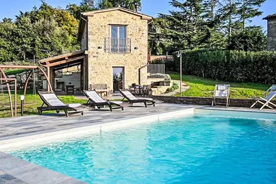 Image de Maison de vacances privée avec Wifi, climatisation, piscine privée, Tv, patio, vue panoramique