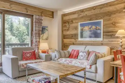 Image de Appartement rénové 1 chambre cabine, Megève, proche centre