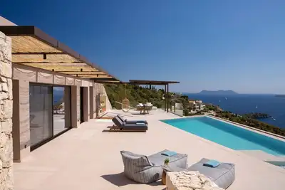 Image de Villa 'Anasa - Alexandra' avec vue mer, Wi-Fi et climatisation